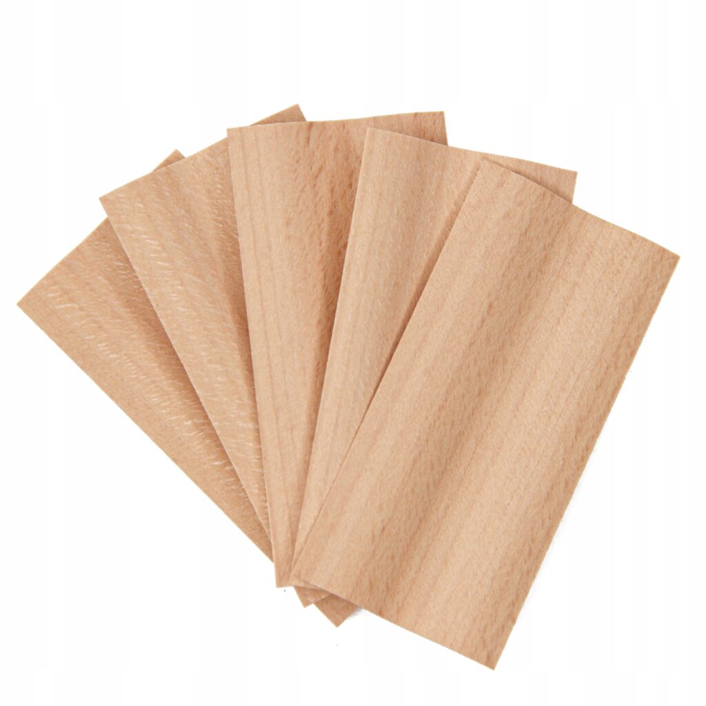 Knot drewniany bukowy<br> Fala (5 sztuk)