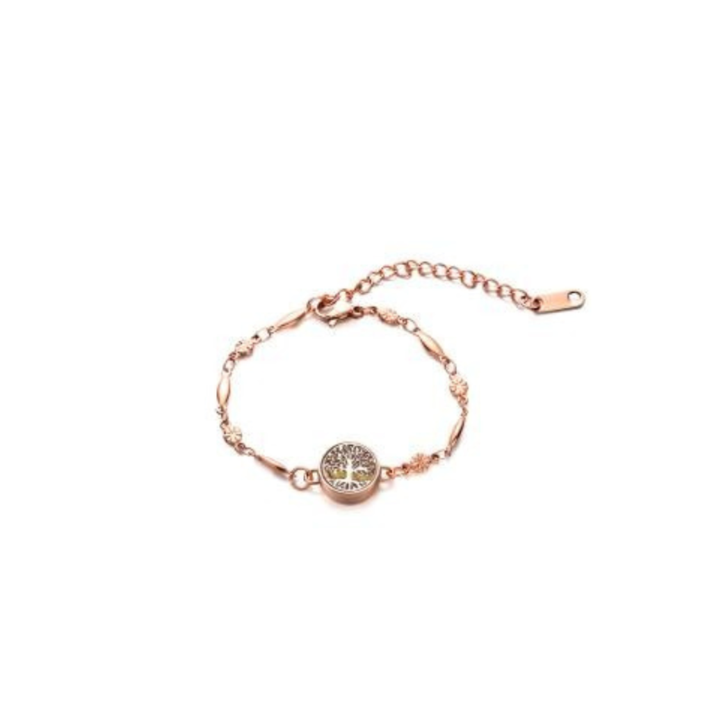 bransoletka do aroamterapii z motywem drzewo życia